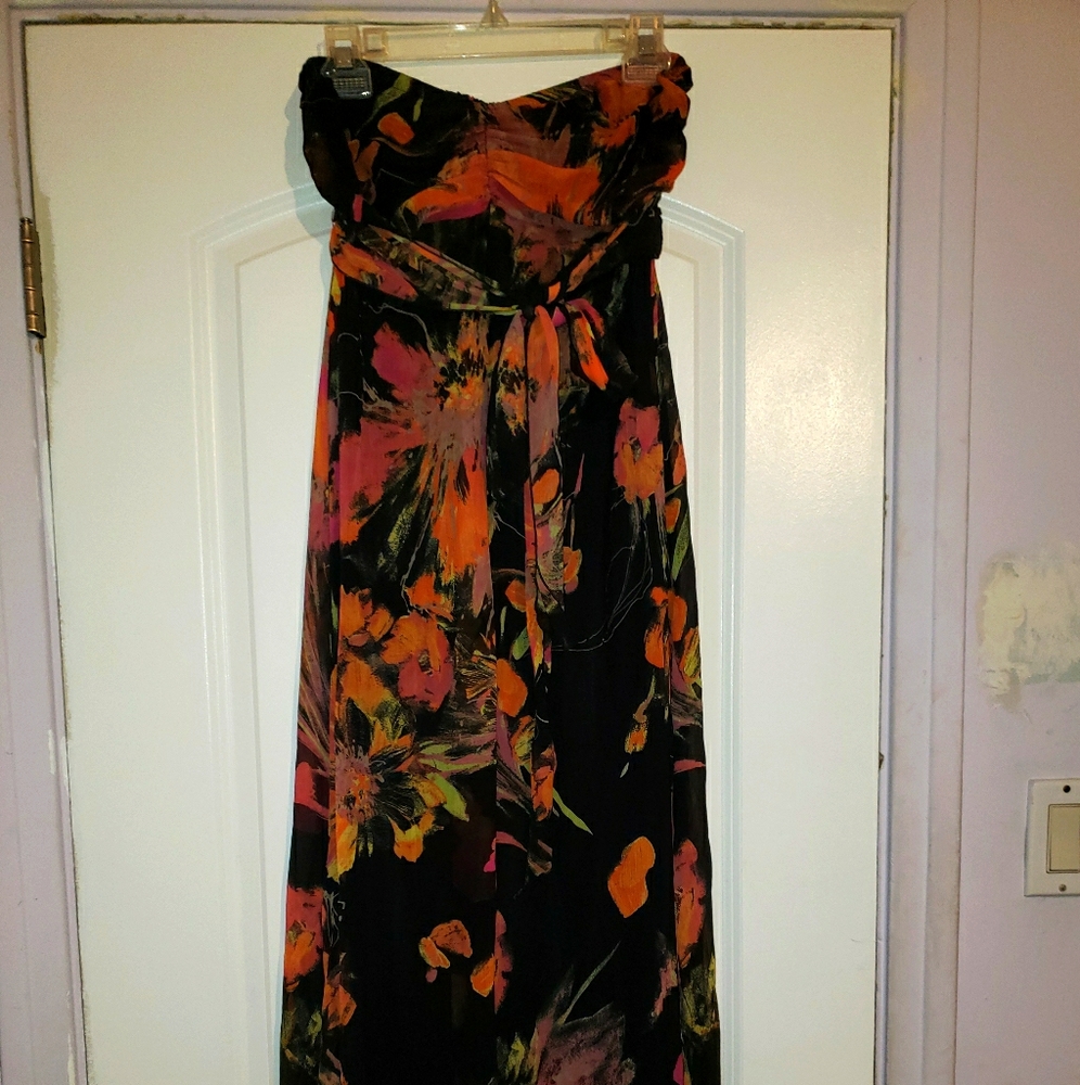 Long Maxi Strapless Dress